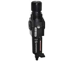 B73G-4AK-QD1-RMN : Norgren Excelon B73G Series, Filter/Regulator, Relieving, 1/2 PTF, Knob Adjust, Manual Drain, Metal Bown with