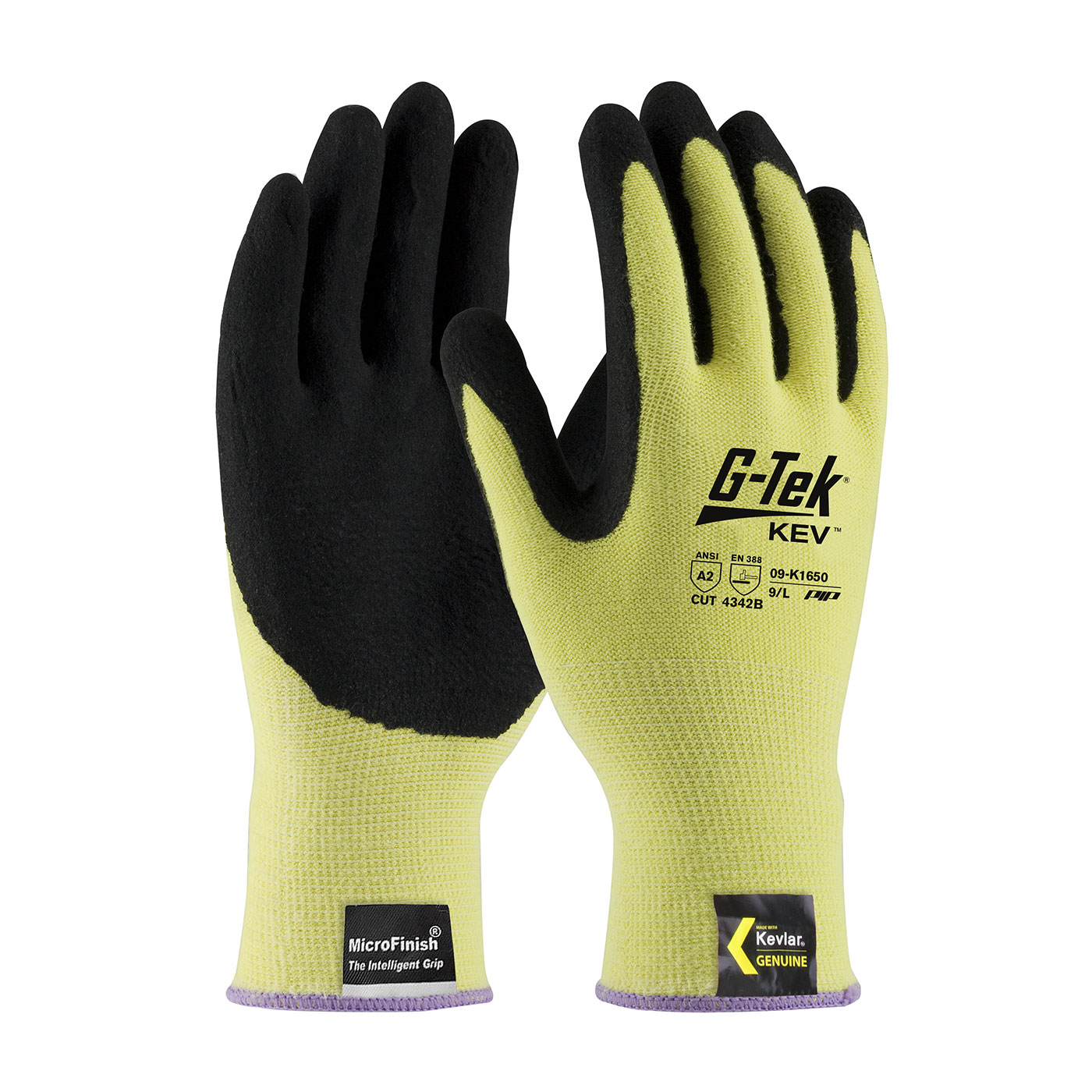 PIP G-TEK KEV, 13G Seamless Knit Yellow (09-K1650/S) (72/Each)