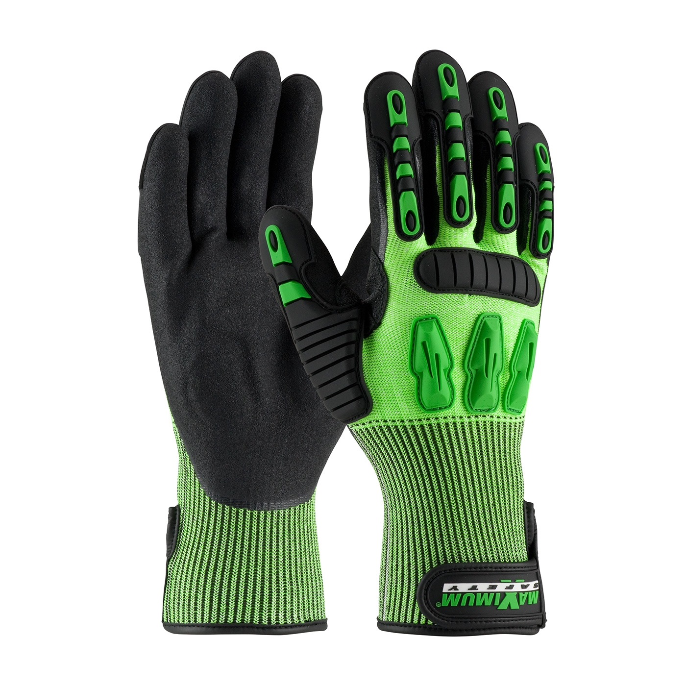 TUFFMAX3™ SEAMLESS KNIT HPPE BLEND WITH NITRILE GRIP AND TPR IMPACT PROTECTION