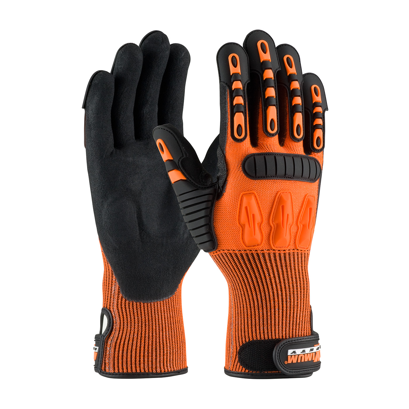 TUFFMAX5™ SEAMLESS KNIT HPPE BLEND WITH NITRILE GRIP AND TPR IMPACT PROTECTION