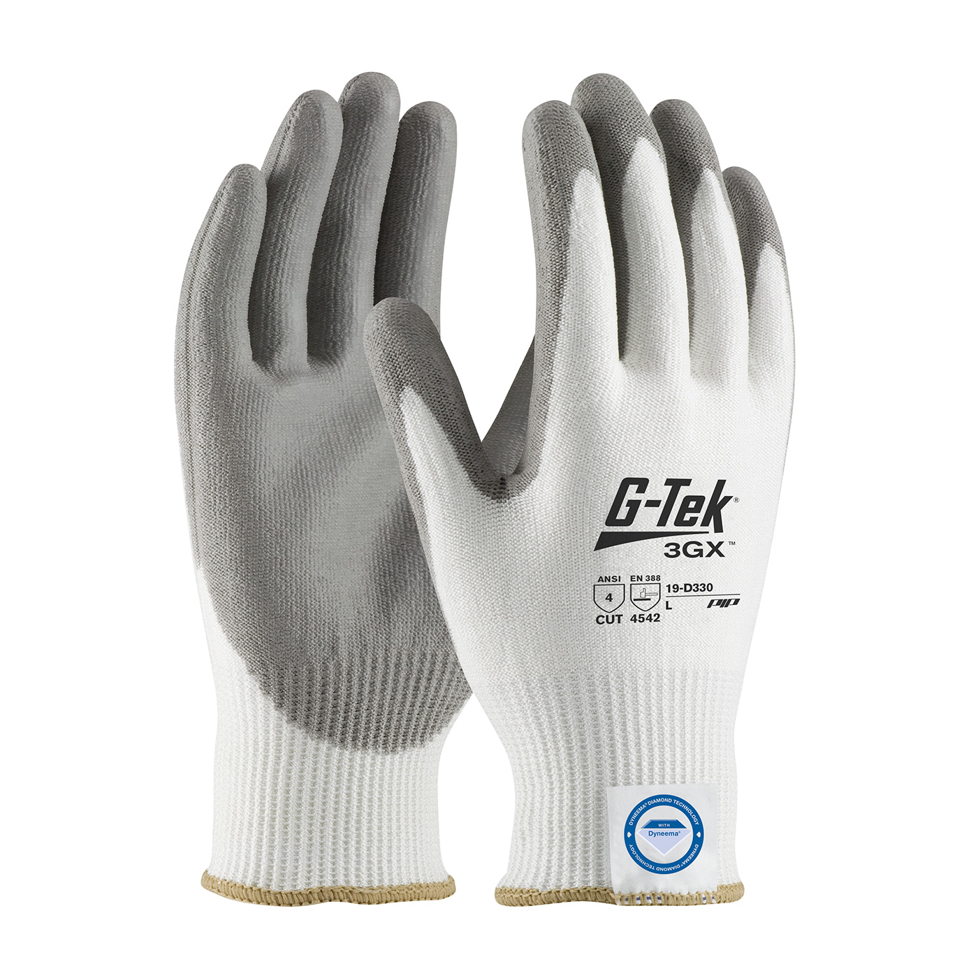 PIP G-TEK 3GX DYNEEMA Diamond, White 13G (19-D330/XXXL) (72/Each)