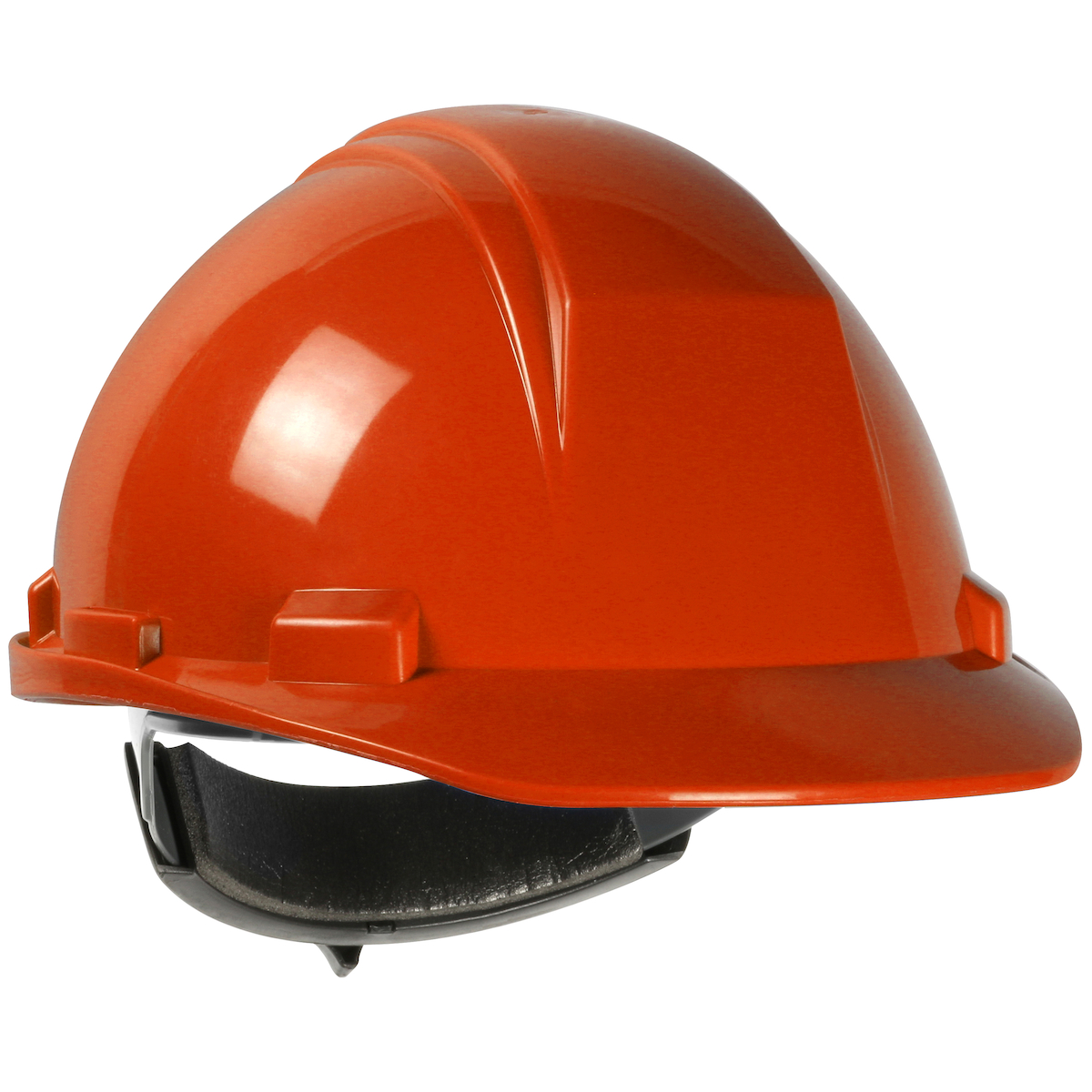 TYPE II, CAP STYLE HARD HAT WITH HDPE SHELL, 4-POINT TEXTILE SUSPENSION AND WHEEL RATCHET ADJUSTMENT