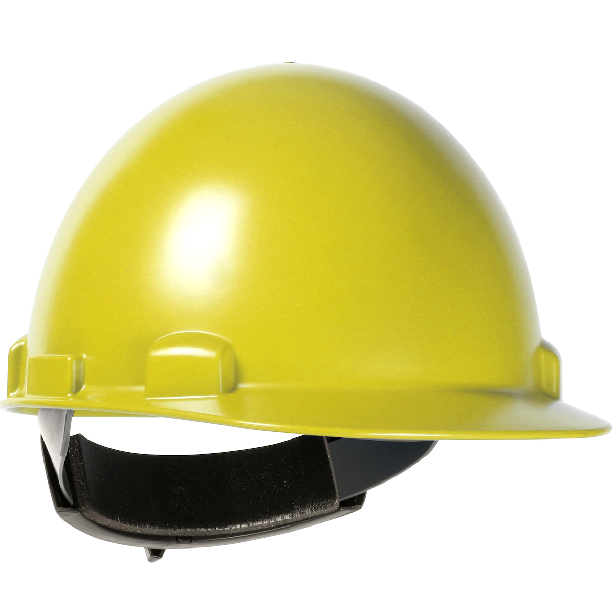 TYPE II, CAP STYLE SMOOTH DOME HARD HAT WITH ABS/POLYCARBONATE SHELL, 4-POINT TEXTILE SUSPENSION AND WHEEL RATCHET ADJUSTMENT