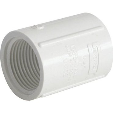 3/4Inch Pvc (Sch. 40) Fip X Fip Coupling