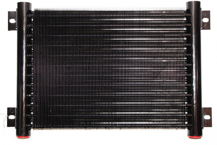 2 ROW STAGGERED, ALL STEEL OIL COOLER